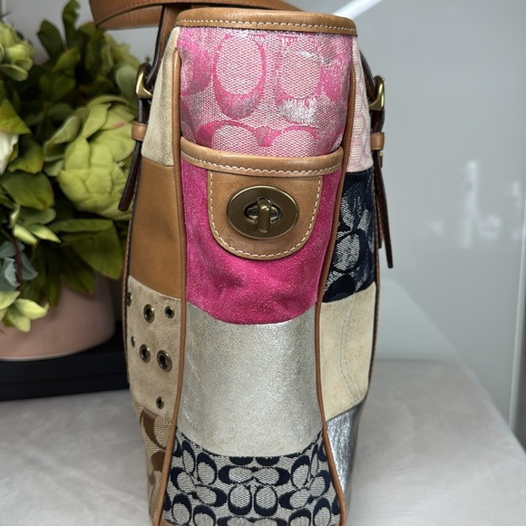 Vintage Coach Patchwork Tote - Picture 6 of 15